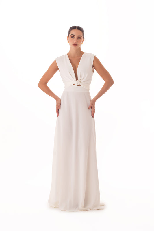 MAXIDRESS PERLA BLANCO